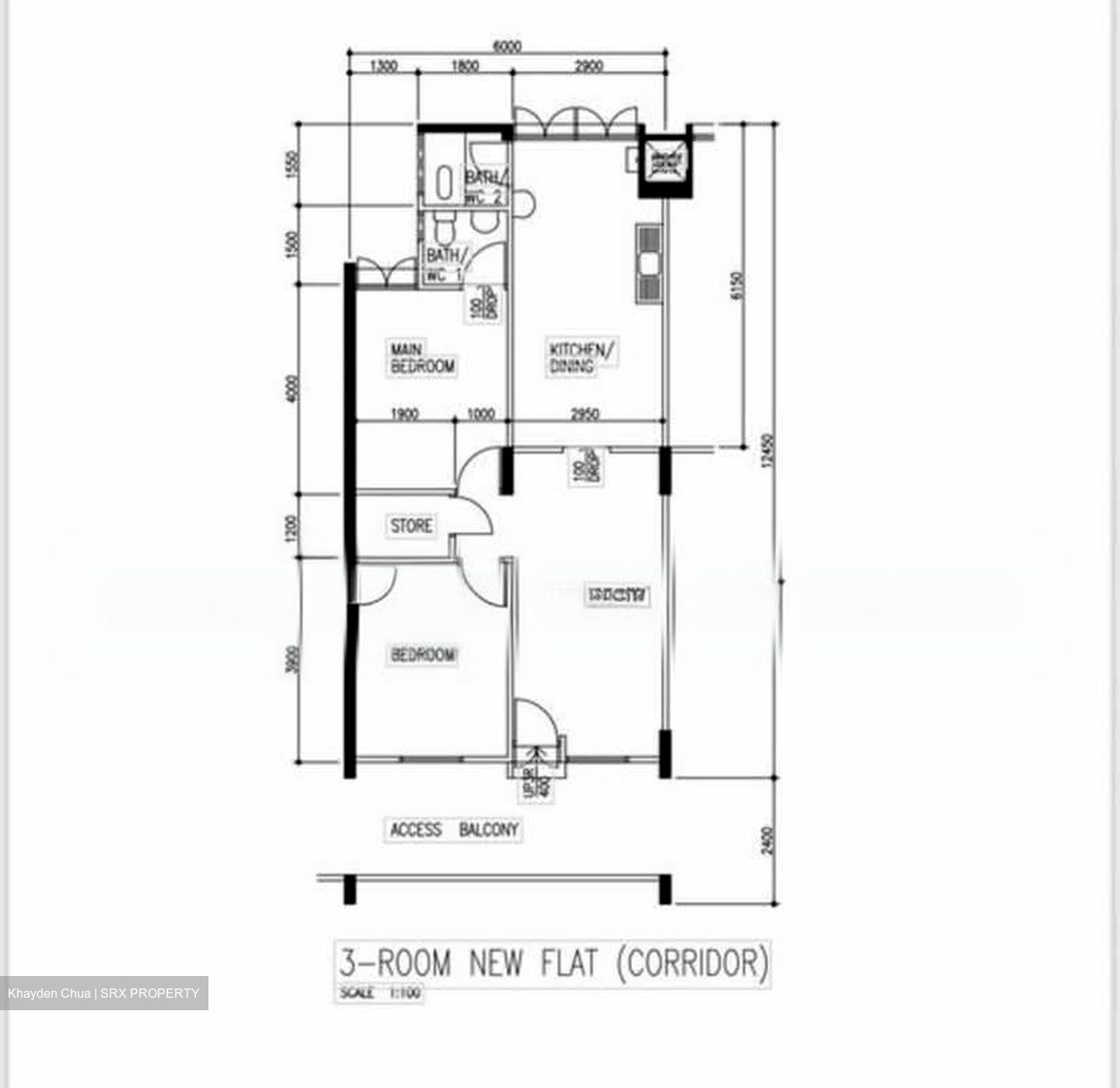 Blk 59C Geylang Bahru (Kallang/Whampoa), HDB 3 Rooms #580196951